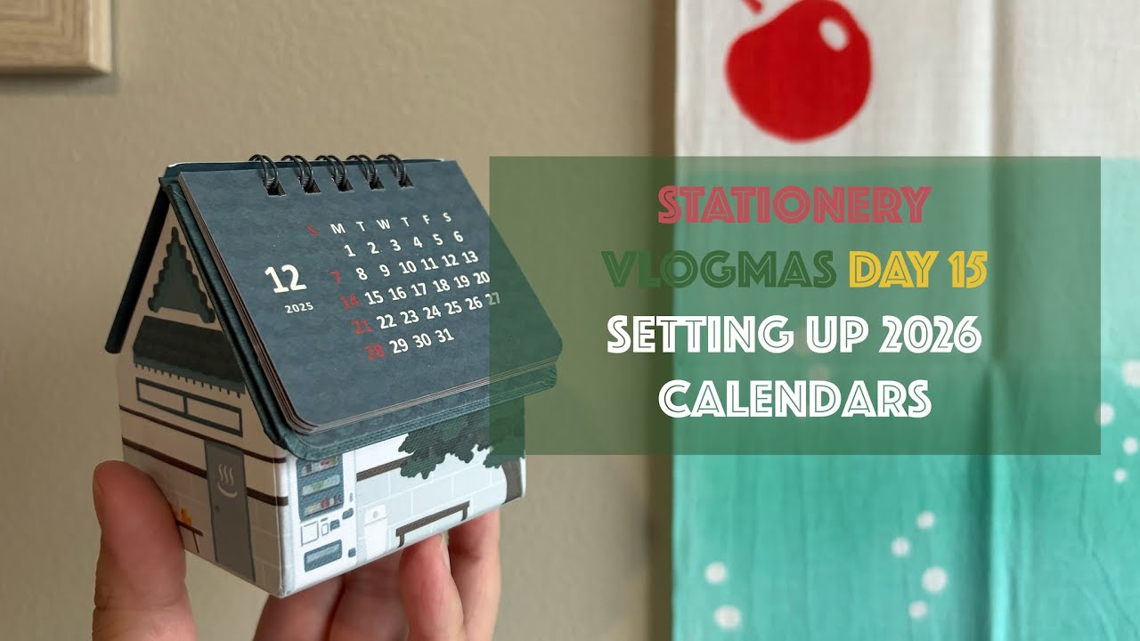 So many 2026 Calendars 📅 | Stationery Vlogmas Day 15