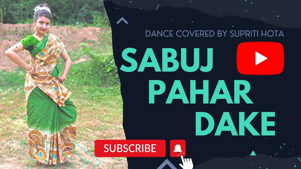 Sabuj Pahar Dake // Sabuj Pahar Dake Dance // Cover By Supriti hota // #supritihota ||