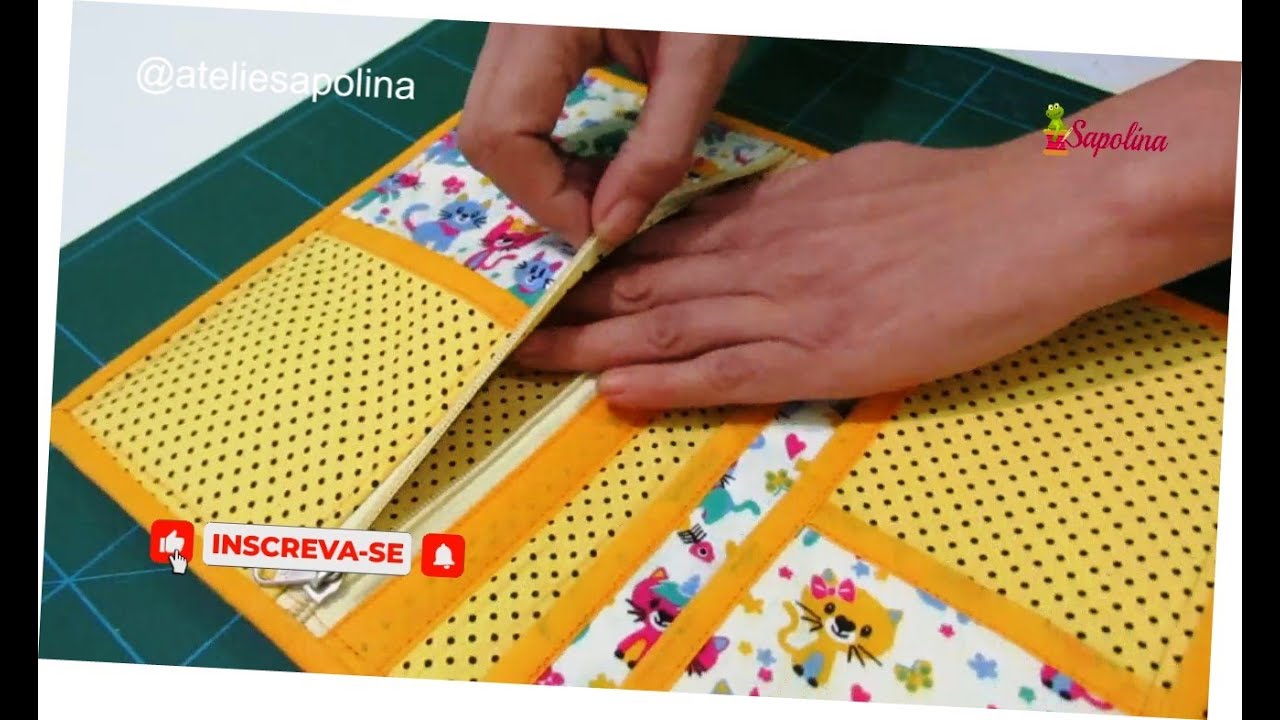 Porta Documentos do Bebê em Tecido – Passo a Passo Fácil | Costura Criativa