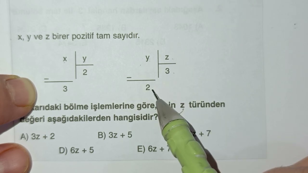 Matematik - Bölünebilme kuralları soru -1