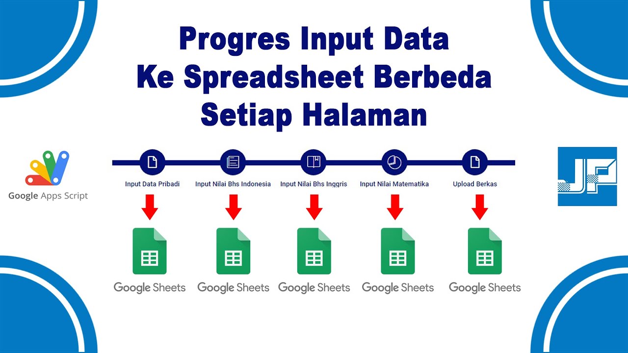 Progres Input Data Ke Spreadsheet Berbeda Setiap Halaman