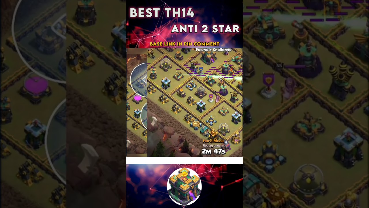 TH14 Base Link for 2025! 🔥 | Anti 3 Star Defence | Clash of Clans #ClashOfClans