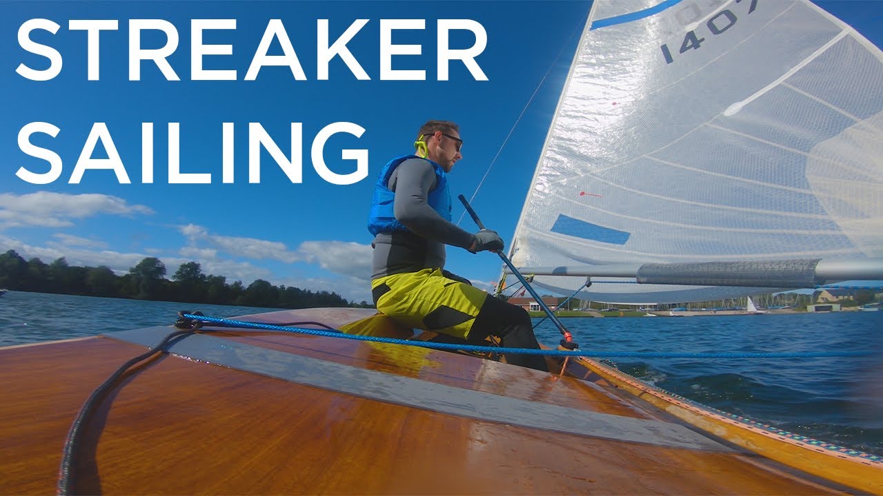 Streaker sailing GoPro test at Ripon Sailing Club