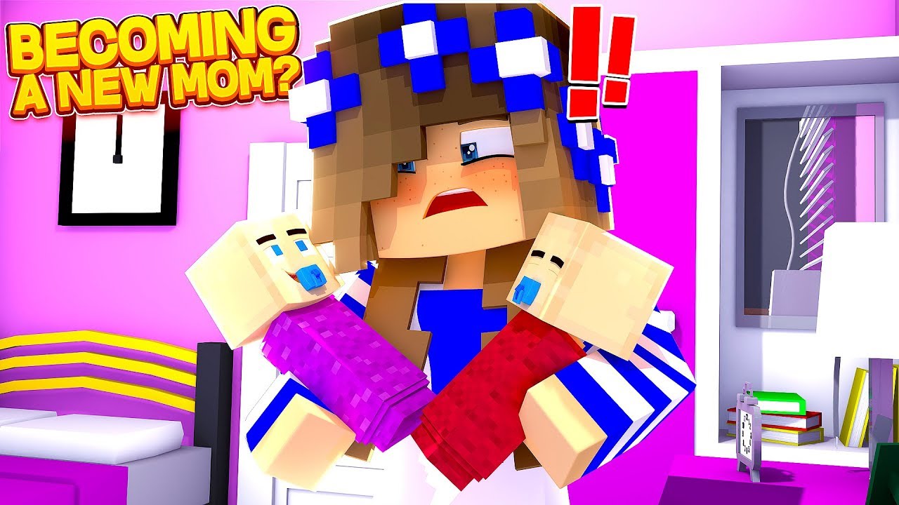 BECOMING A NEW MOM! | Little Carly Minecraft.
