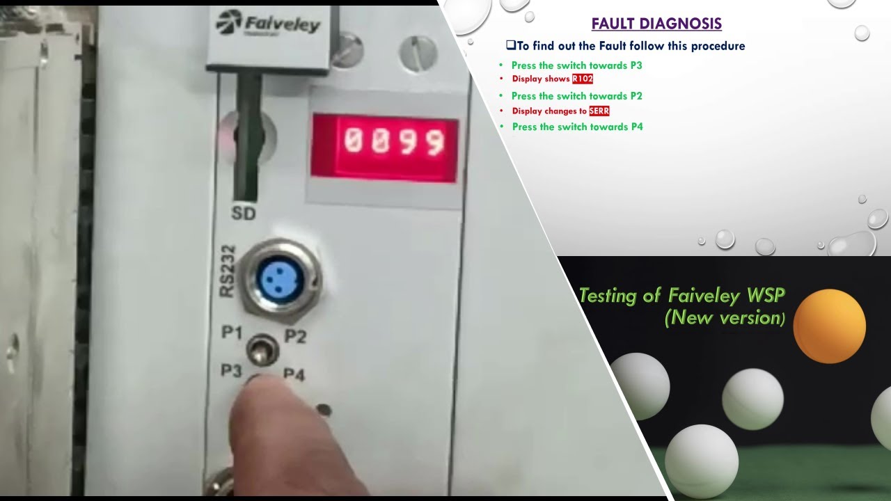 Faiveley new version WSP testing AEF G2
