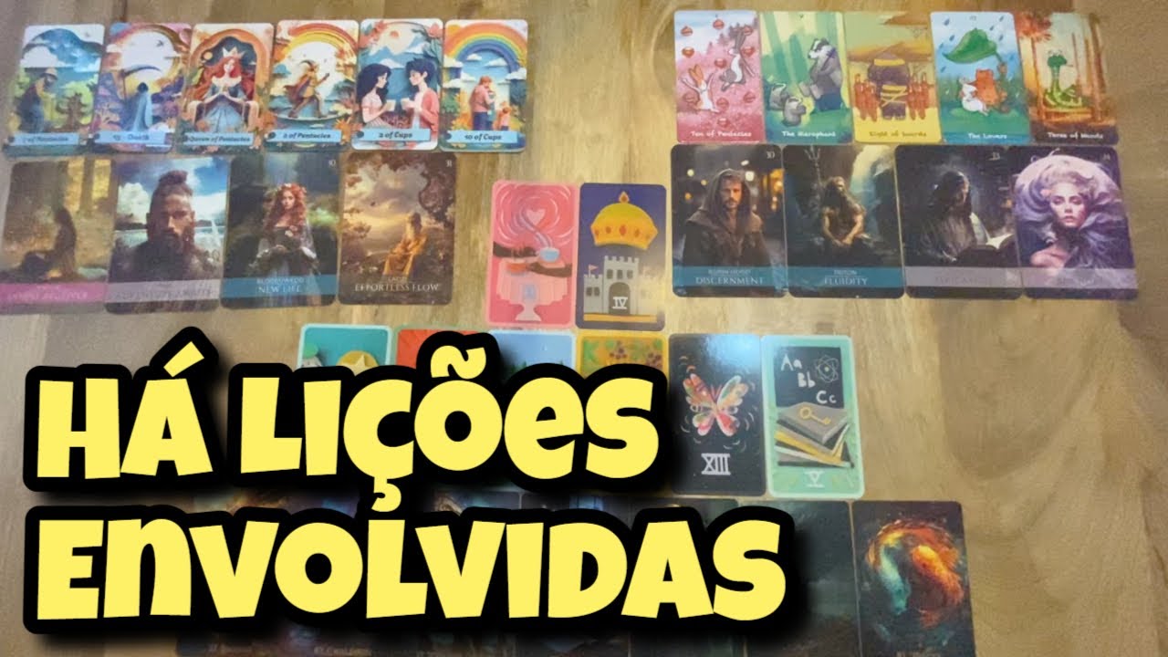 Há Lições Envolvidas 💗 Leitura Tarot Oráculos