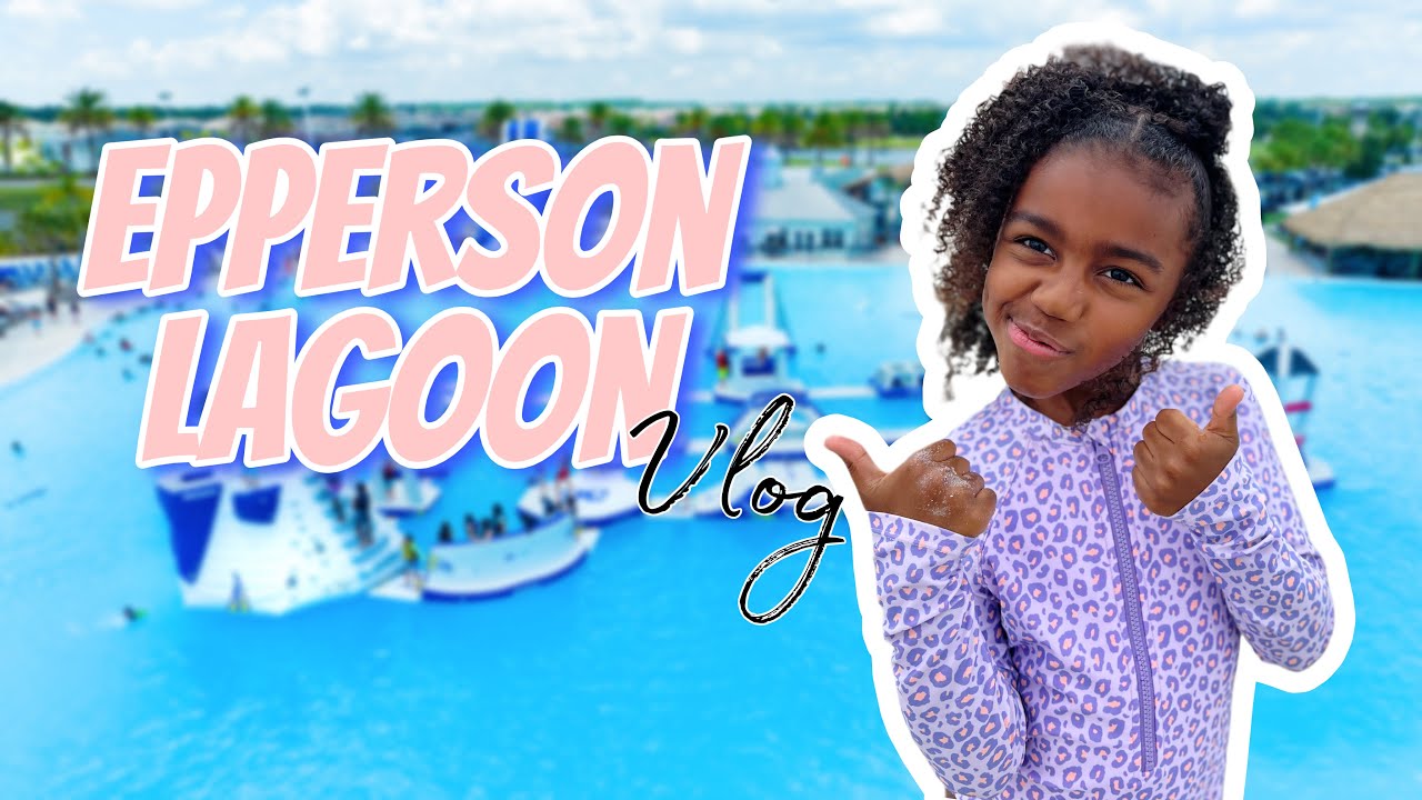 Epperson Lagoon Fun Vlog! 🌴💦Manmade Beach, Obstacle Course & Big Laughs! ☀️✨