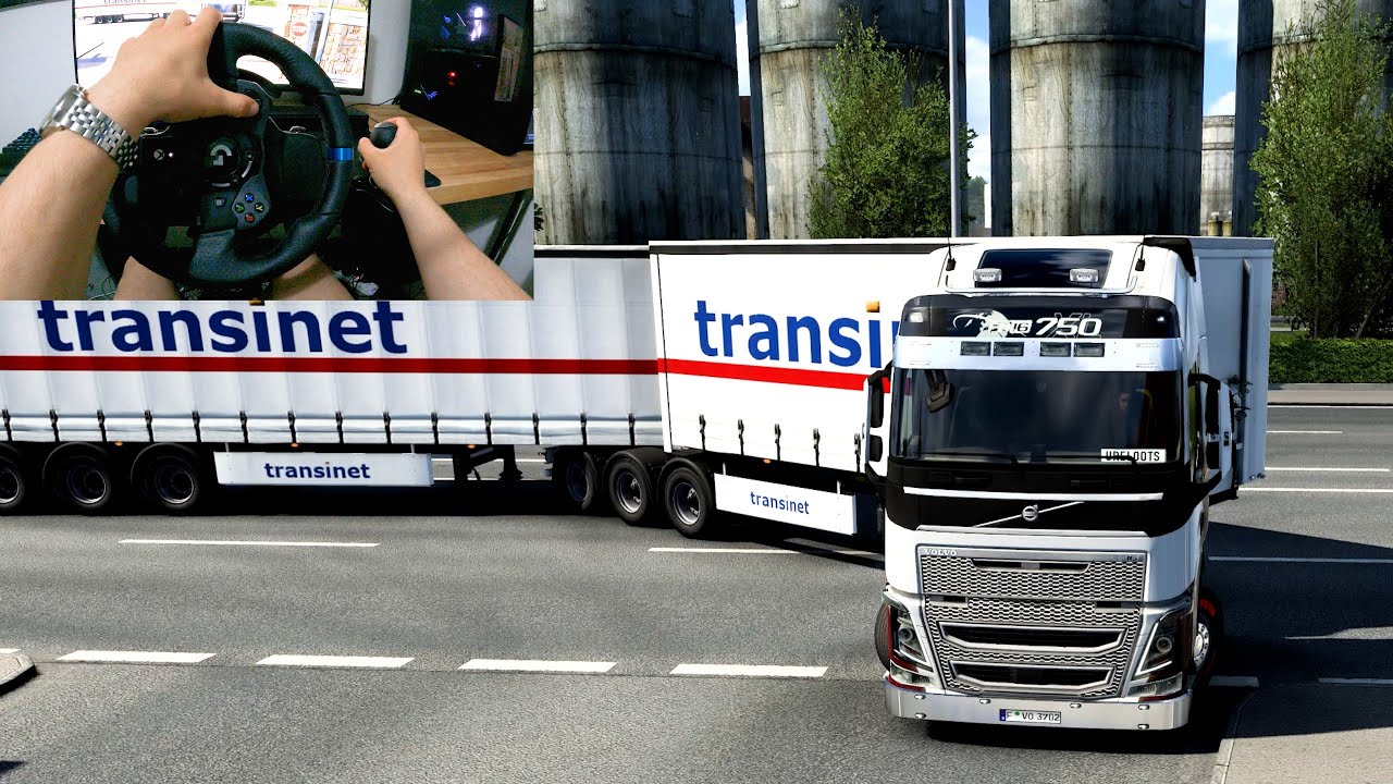Euro Truck Simulator 2 | Logitech G923 | Volvo 750