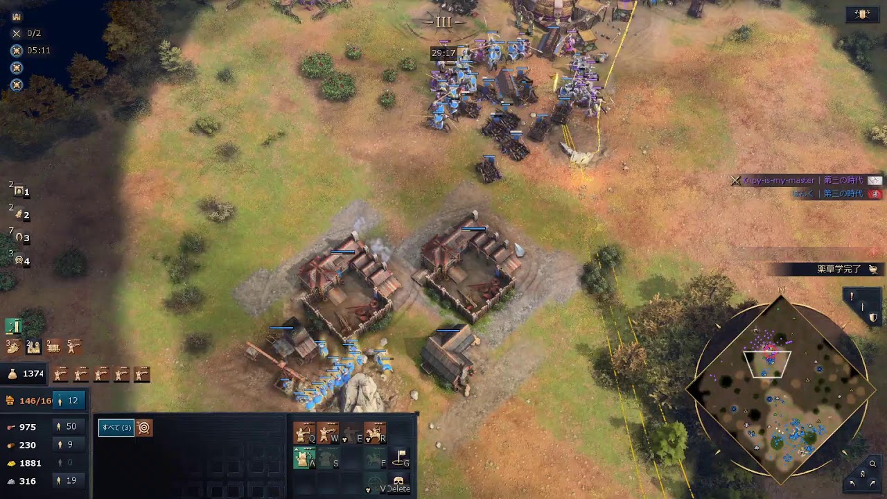 Age of Empires4　深夜チムレか遊牧か１３【AOE4】
