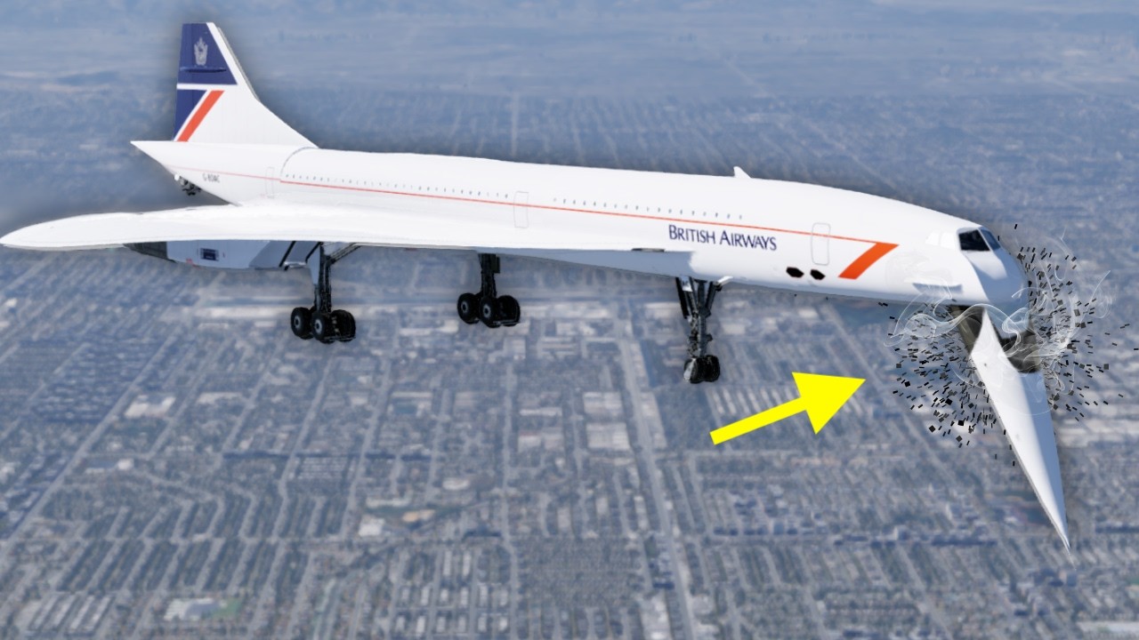 What If Concorde's NOSE VISOR Had Failed During Flight?