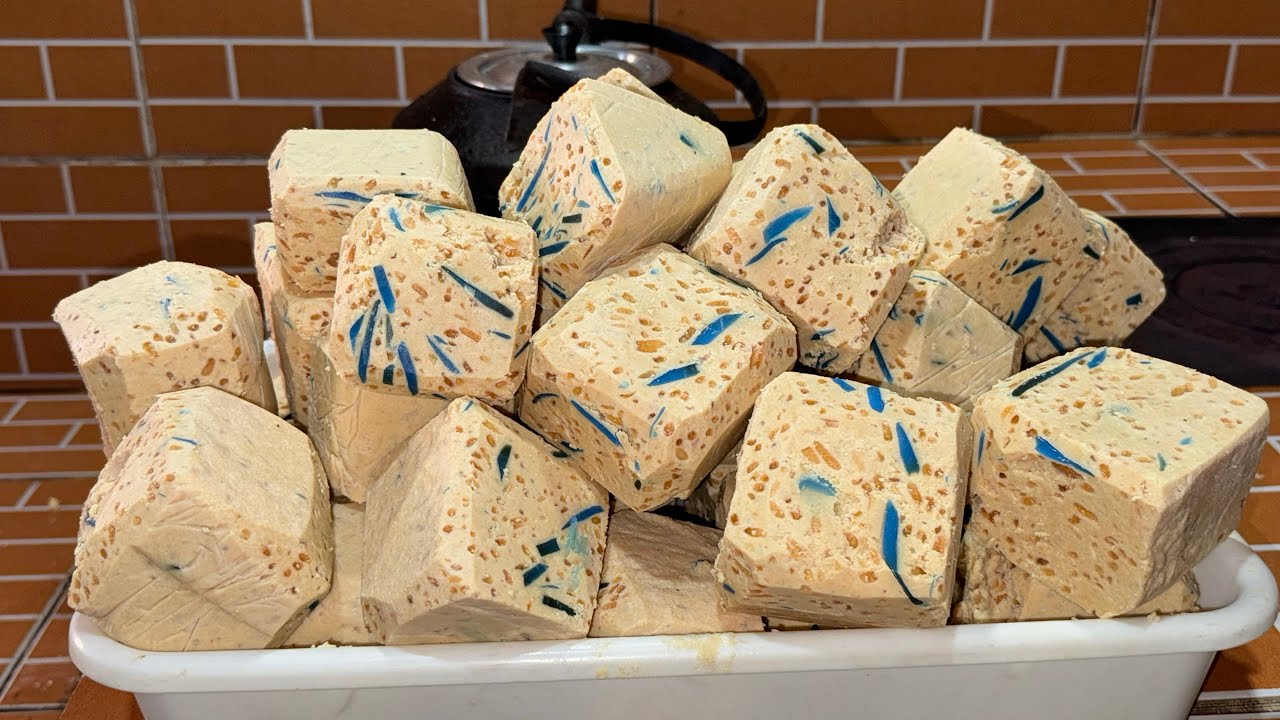 RECEITA DE SABÃO COM ARROZ