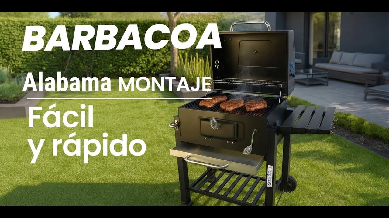 Montaje Barbacoa Alabama 🥩 ¡Fácil y Rápido!  | jardin202