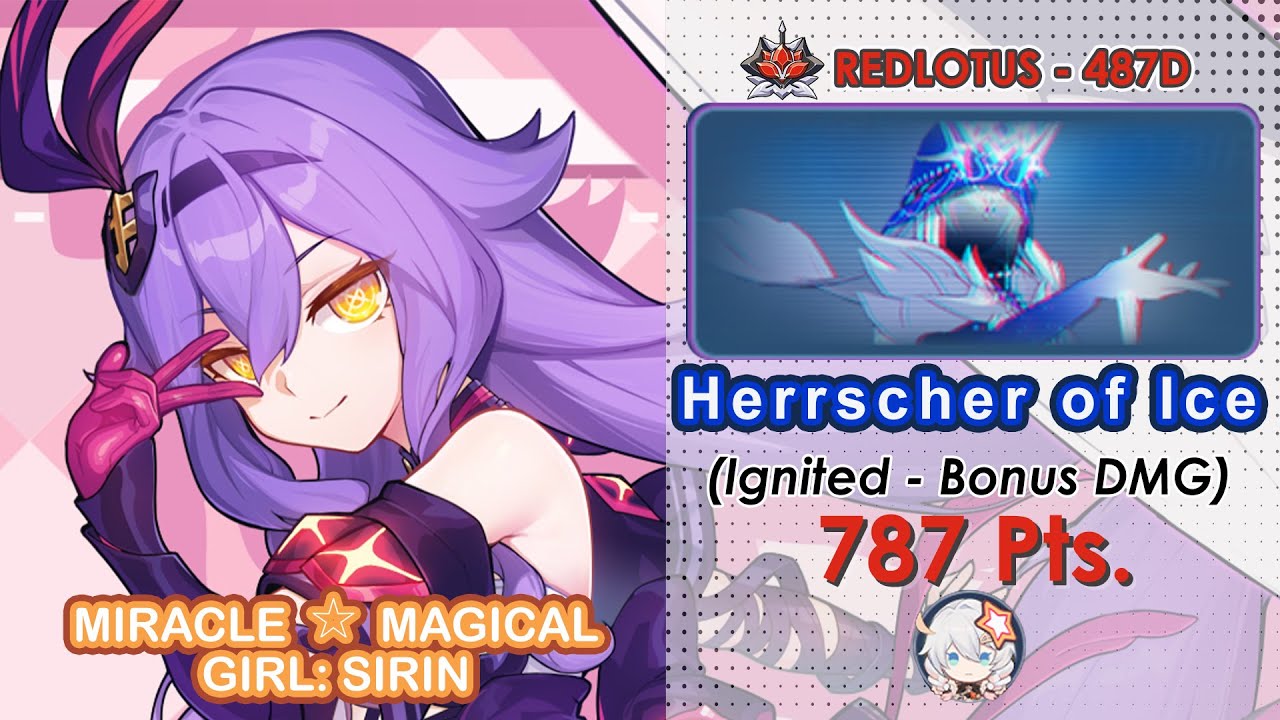 Honkai Impact 3rd: Ex Abyss RedLotus (487D) V7.7 | Herrscher of Ice (Ignited) | MMGS(SSS)