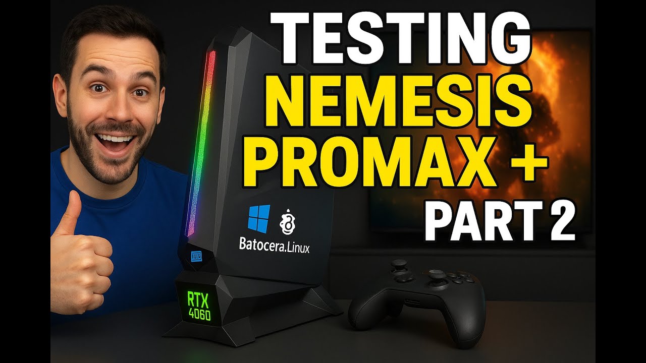 Nemesis ProMax+ RTX 4060 Batocera V.42 Mod.| Test  [Parte 2] 4K