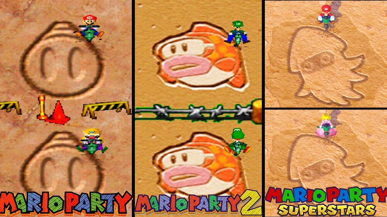 Evolution of Crazy Cutters - Mario Party Series (All Games)