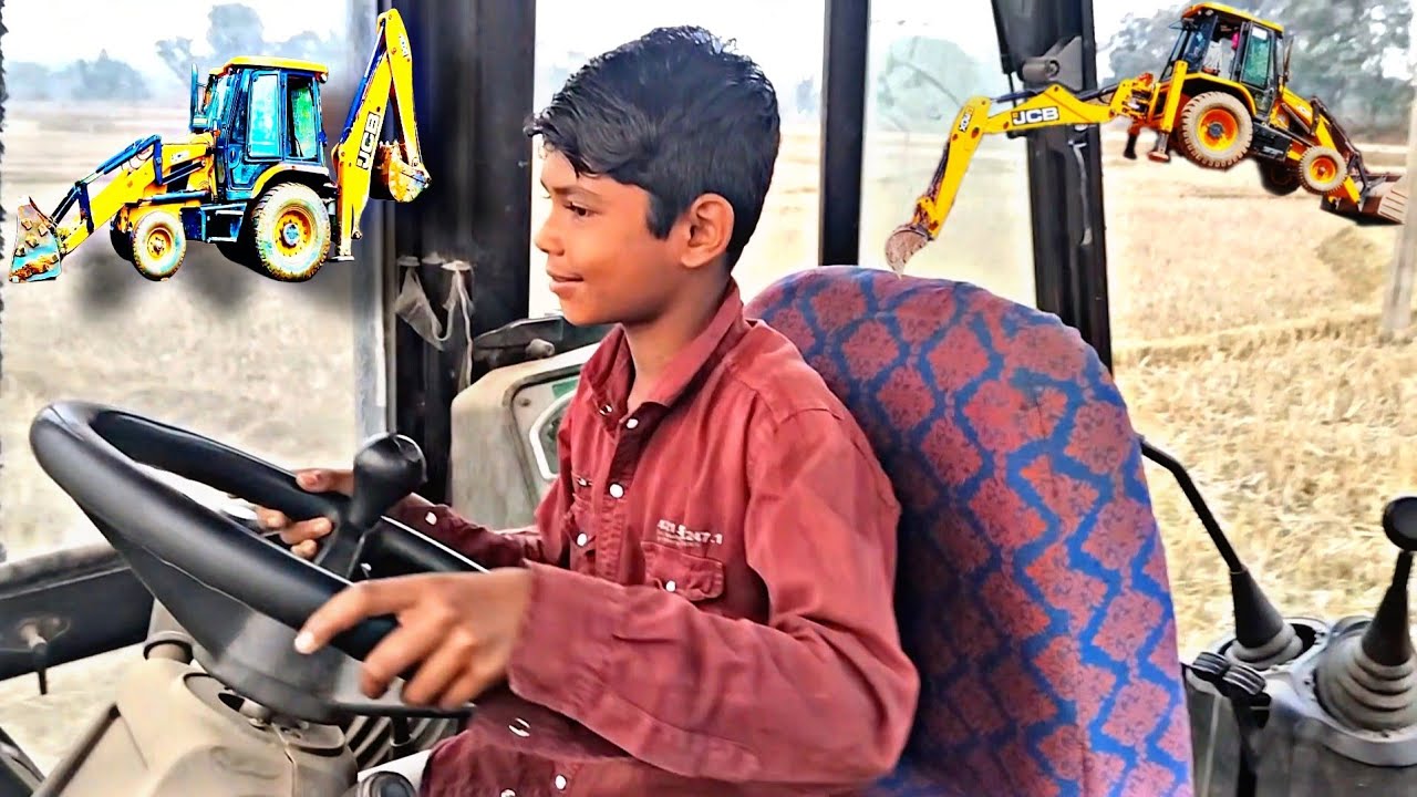 This Little Boy Drives JCB Like a Pro| Indian Village Talent