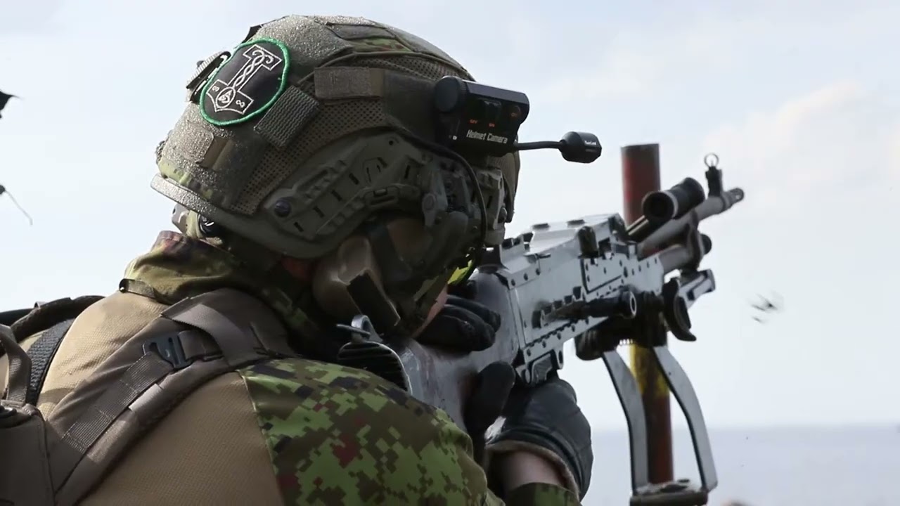 Viru ja Alutaguse malevate raskekuulipildurite lahinglaskmisharjutus Rutjal, 22.  mail 2025