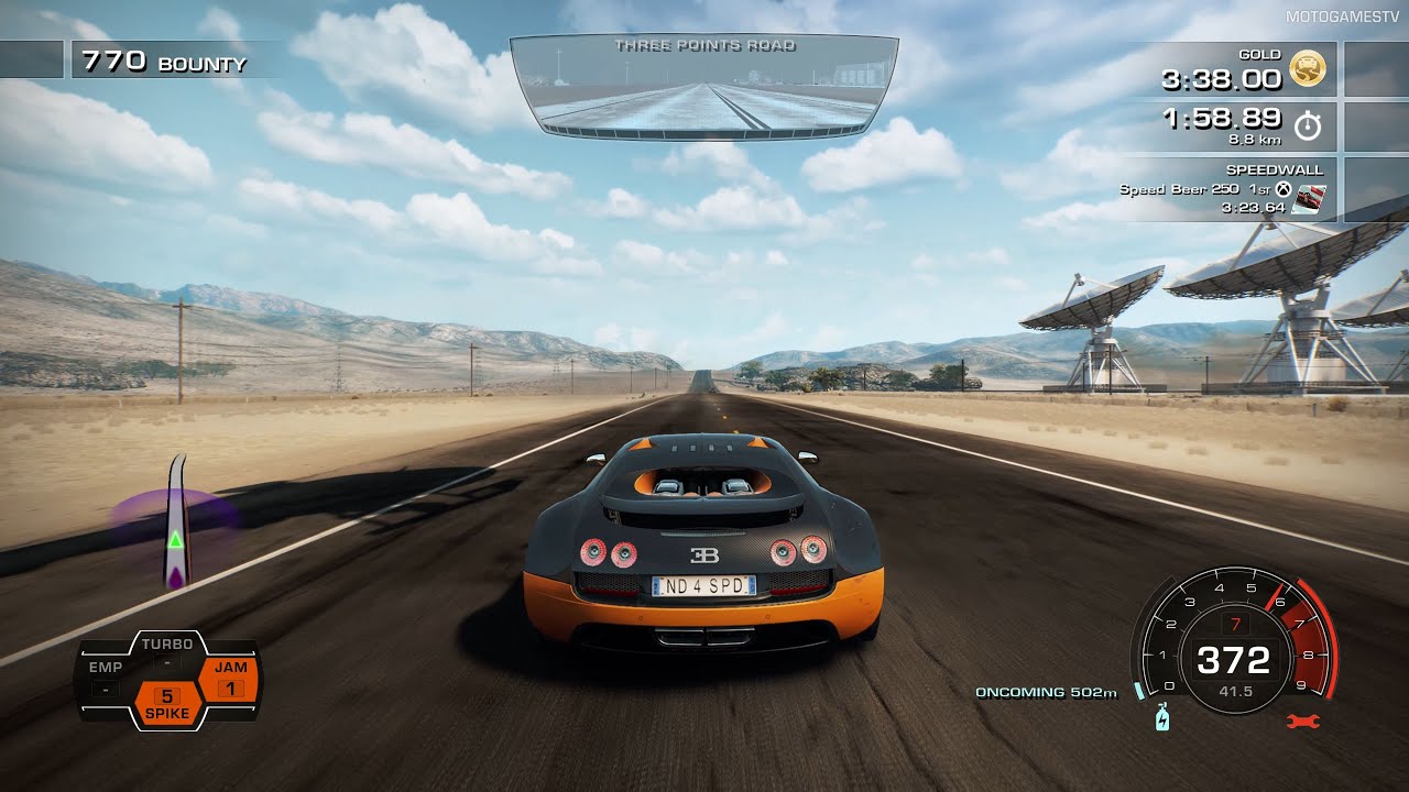 Need for Speed Hot Pursuit Remastered - Bugatti Veyron 16.4 Super Sport Gameplay