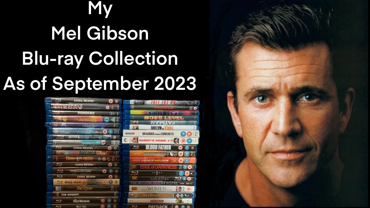 My Entire Mel Gibson Blu-ray Collection (plus character name)