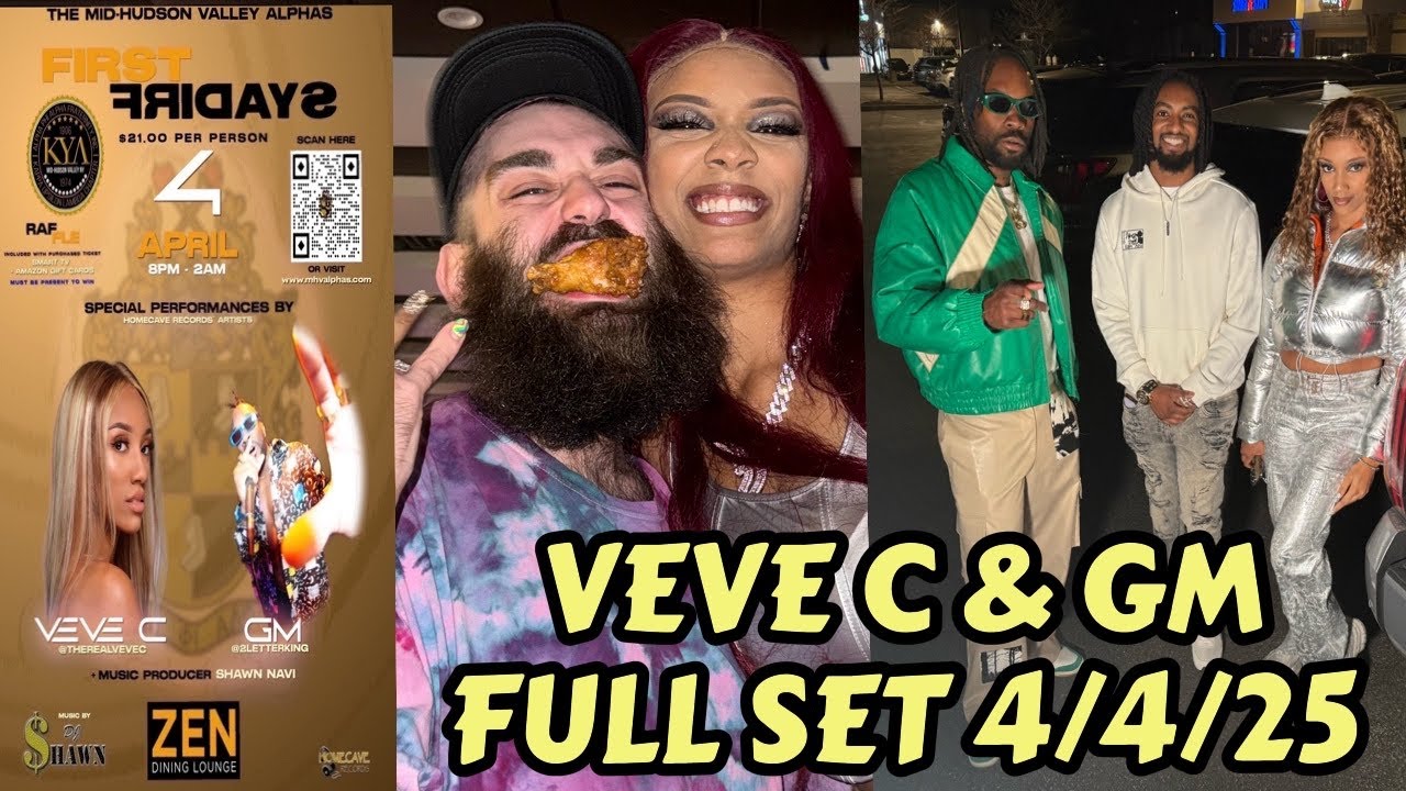 VEVE C & GM FULL SET LIVE FROM THE ZEN LOUNGE - APRIL 4TH, 2025 - WAPPINGERS FALLS NEW YORK!