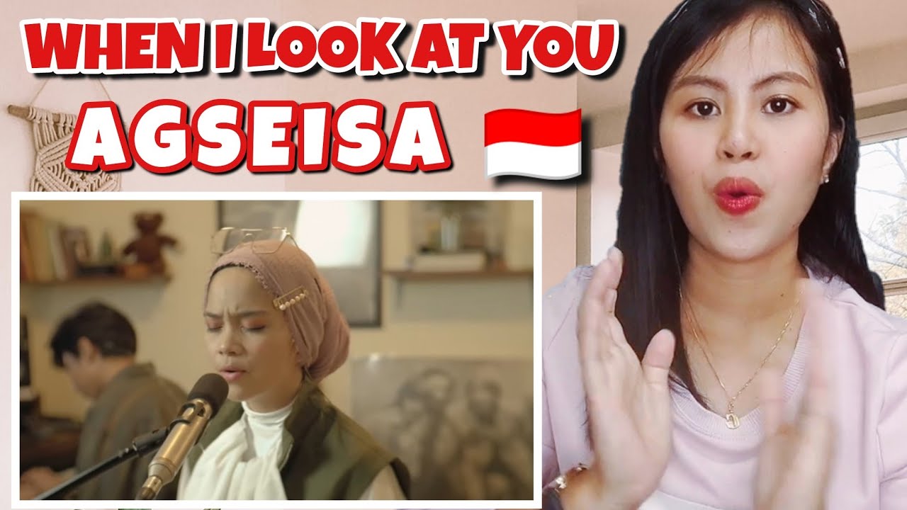 Agseisa - When I Look At You cover (Miley Cyrus) | REACTION