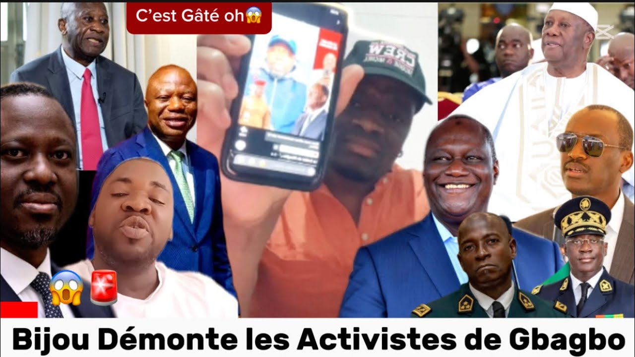 🚨SCANDAL😱😱 C’EST CHAUD BIJOU ALLUME GBAGBO ET LES ACTIVISTES GORS