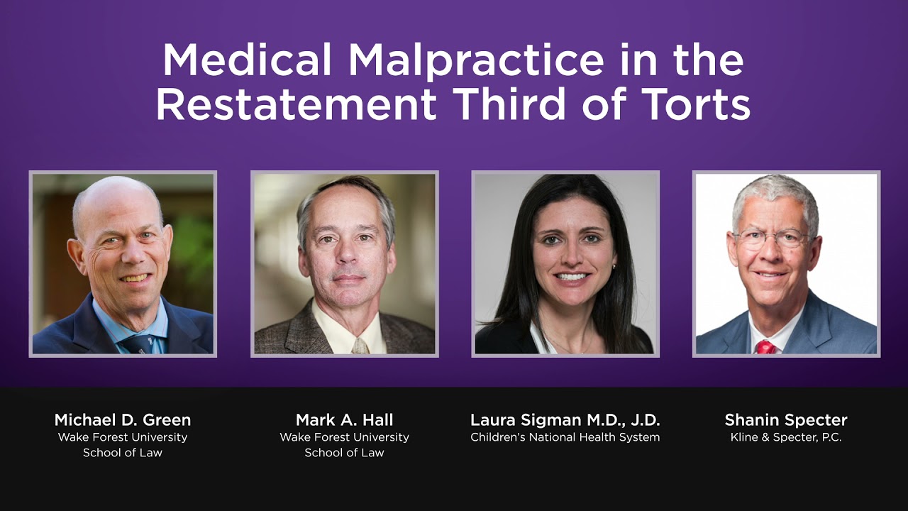 Reasonably Speaking: Medical Malpractice in the Restatement Third of Torts (2020)