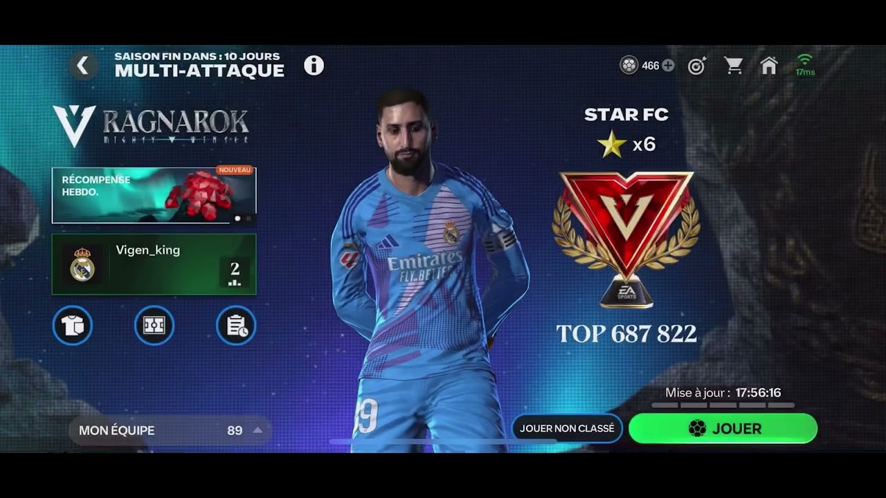 Épisode 4 FC Mobile en marque but en acheter joueur ev va passer 117 gen sur fc mobile 😱