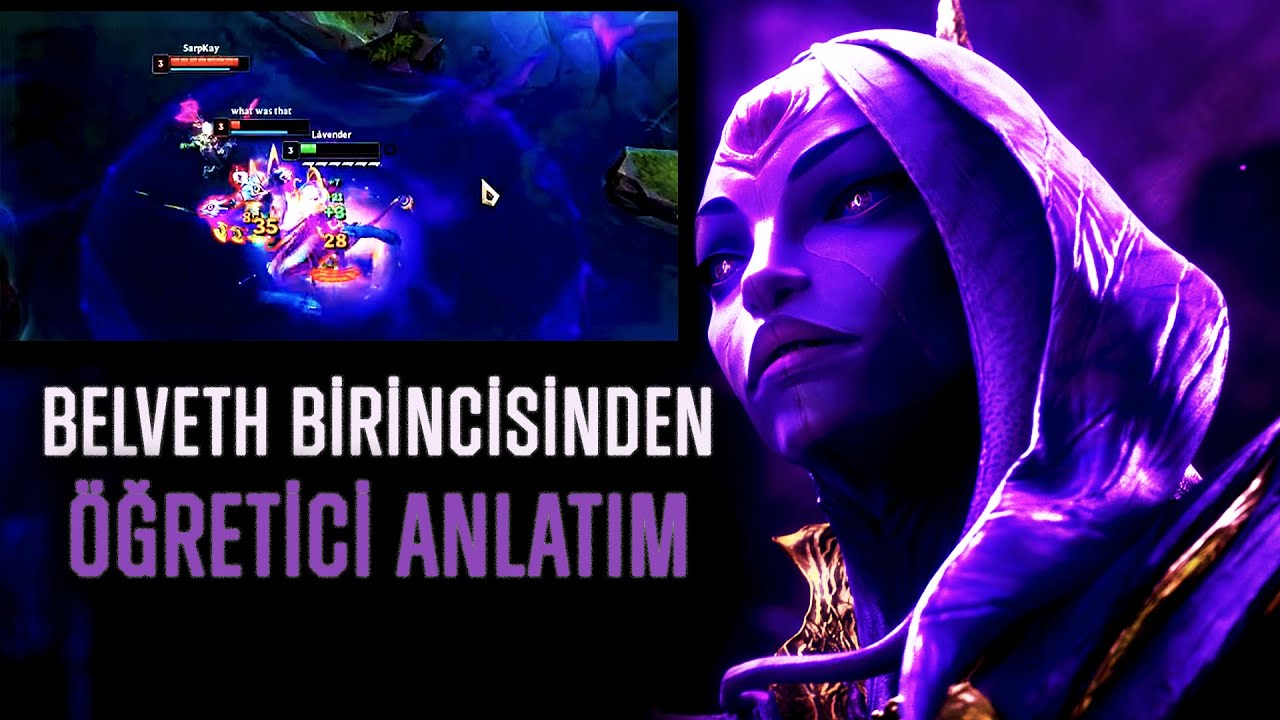 Bel'Veth 1.Si Hardstuck Elodan Nasıl Kolayca Çıkıyor? (Zümrüt-Elmas) | Öğretici Bel'Veth Jungle