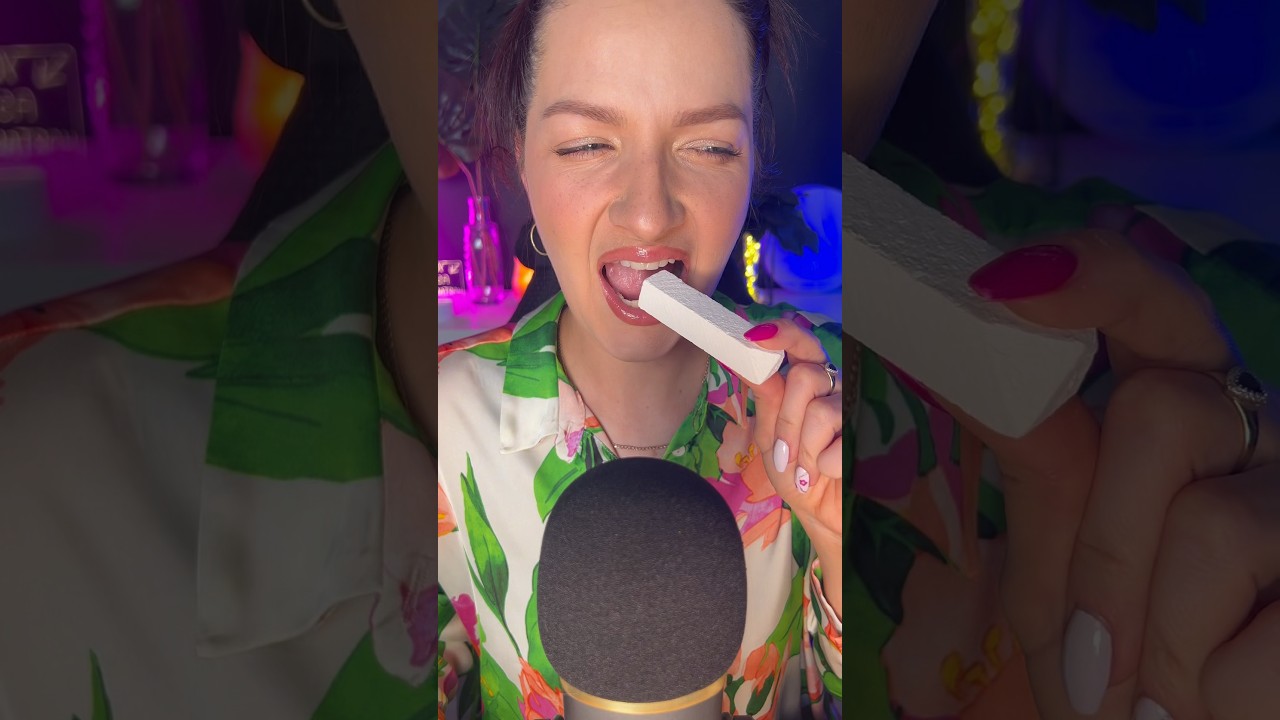 MUKBANG &bull; Pr&oacute;buję Jadalną Kredę 🤯😱 ASMR Po Polsku🇵🇱