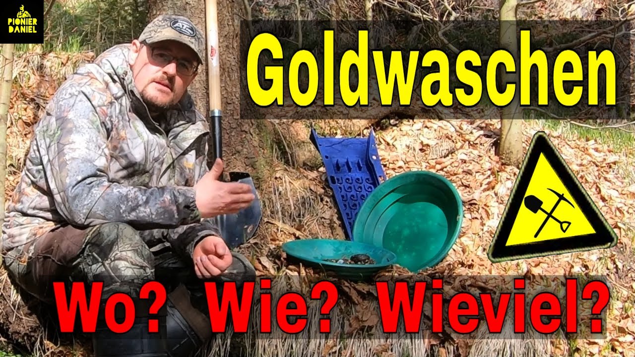 Goldwaschen I So funktioniert es / Das erwartet Dich #goldwaschen #goldsuche