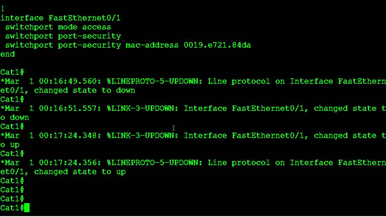 Port-Security Configuration