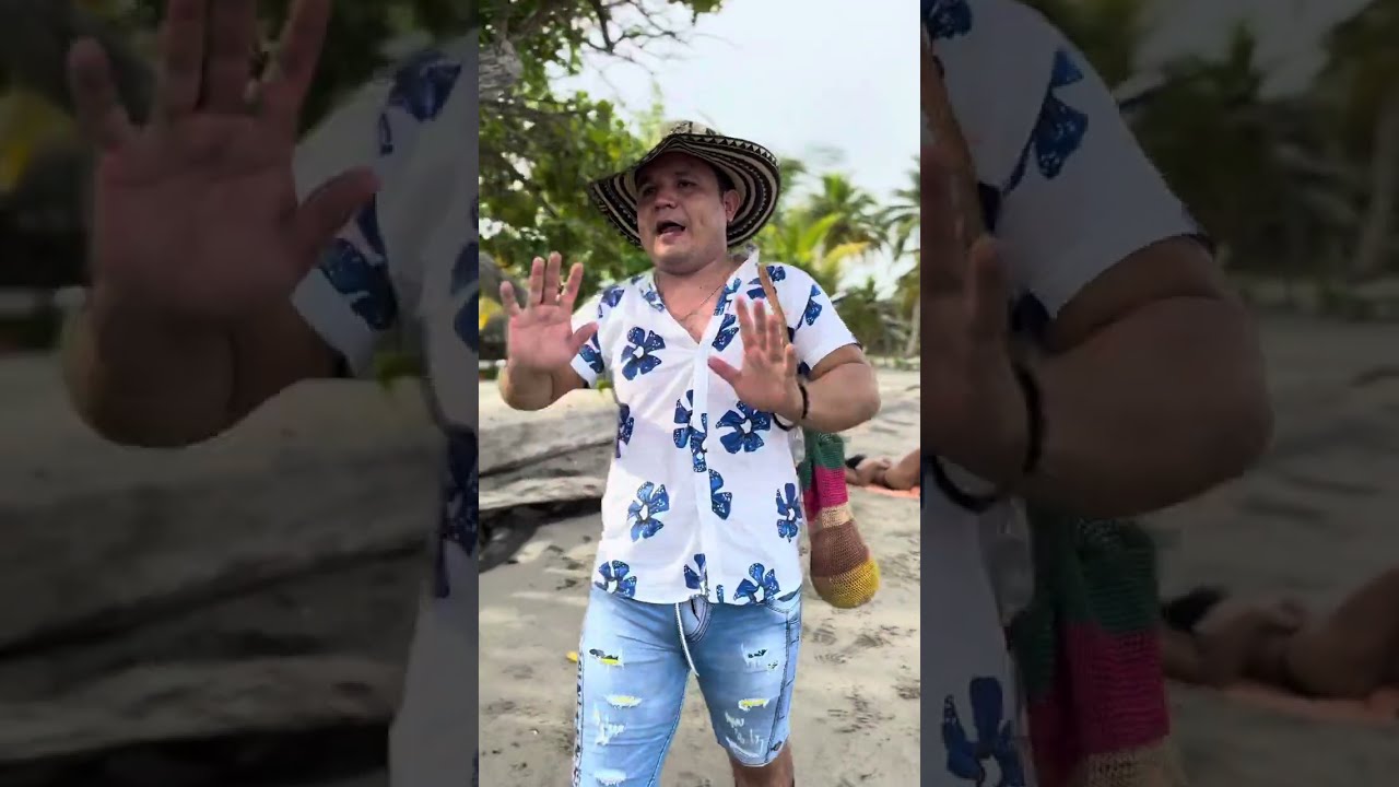 El sabanero lleva a su papá ala playa para q olvide a la ojitos lindos