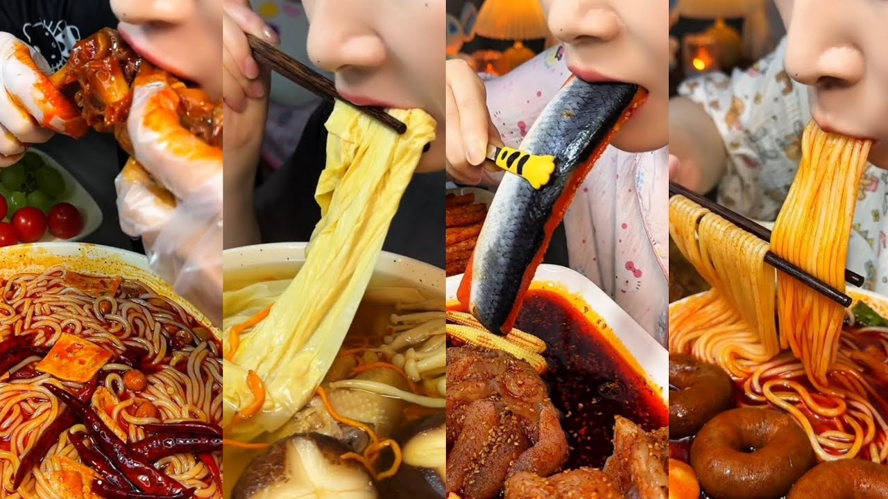 Spicy and luxurious with lots of ingredients, Crispy Jellyfish, Sausage Snail Noodles 