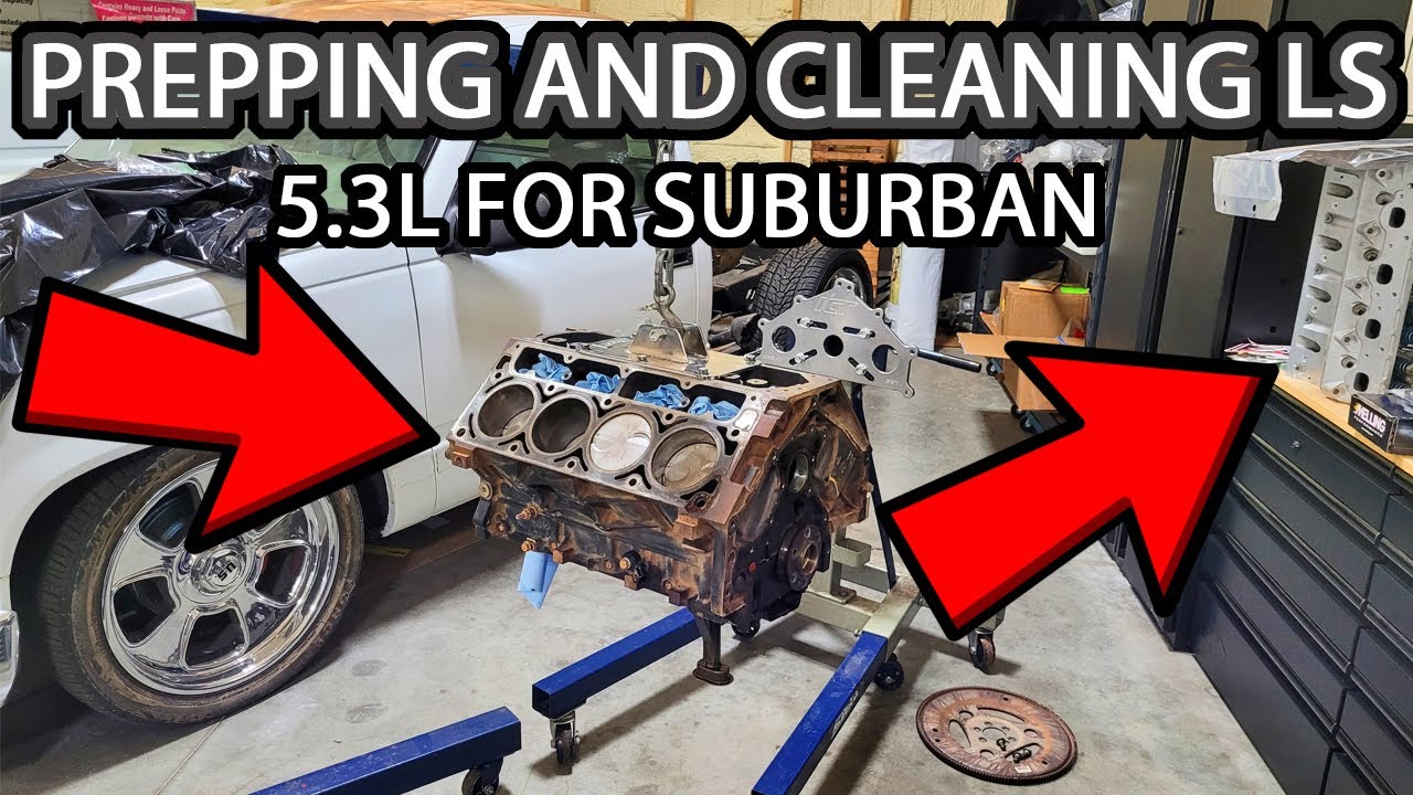 Cleaning and Prepping the 5.3L for New Heads and Cam(Very Important Step!)