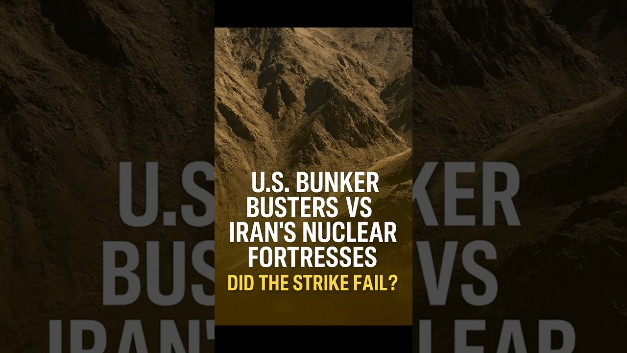 US Bunker Busters vs Iran's Nuclear Fortresses | Did the Strike Fail?