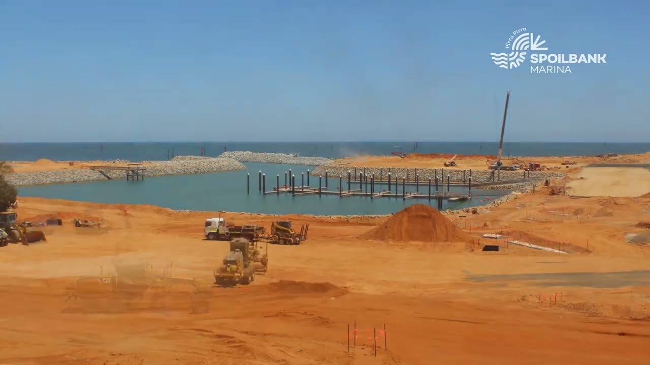 Spoilbank Marina Port Hedland | Time-lapse | June 2021 - Nov 2024