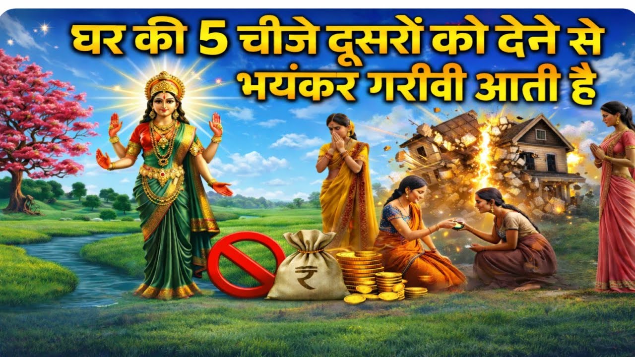 माँ लक्ष्मी कहती है घर की 5 चीजे दूसरों को देने से आती है भयंकर गरीबी | 