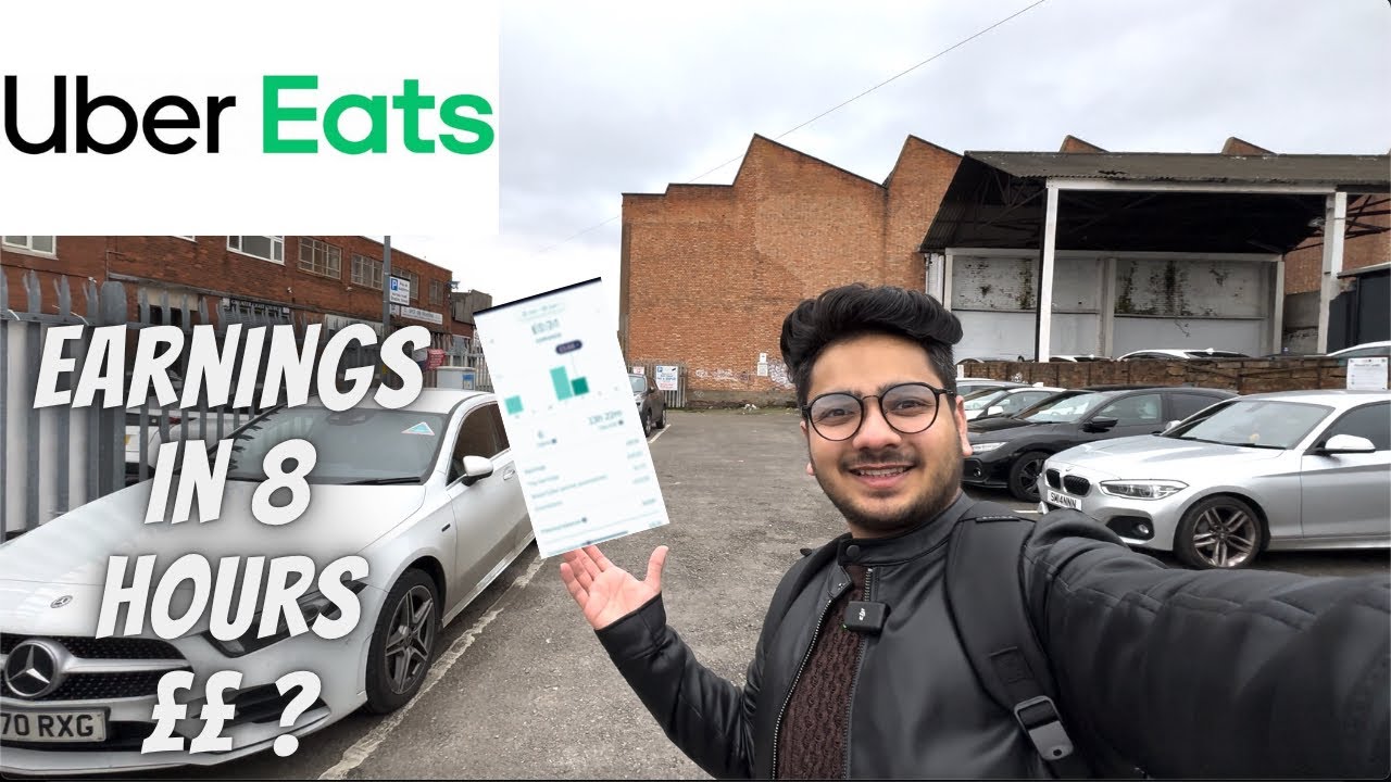 Uber Eats Earnings 💷 In UK 🇬🇧 | International Student In UK 🇬🇧 #ubereats #uberdriver #uber