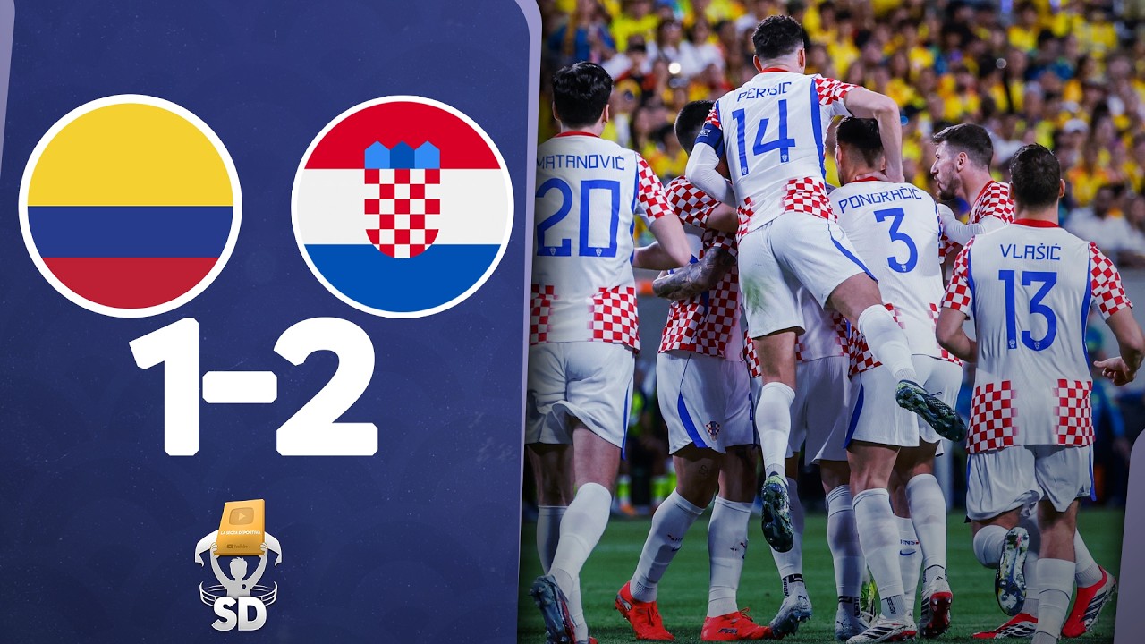 ✅ COLOMBIA 1 CROACIA 2 🏆 RESUMEN AMISTOSO RUMBO AL MUNDIAL 2026