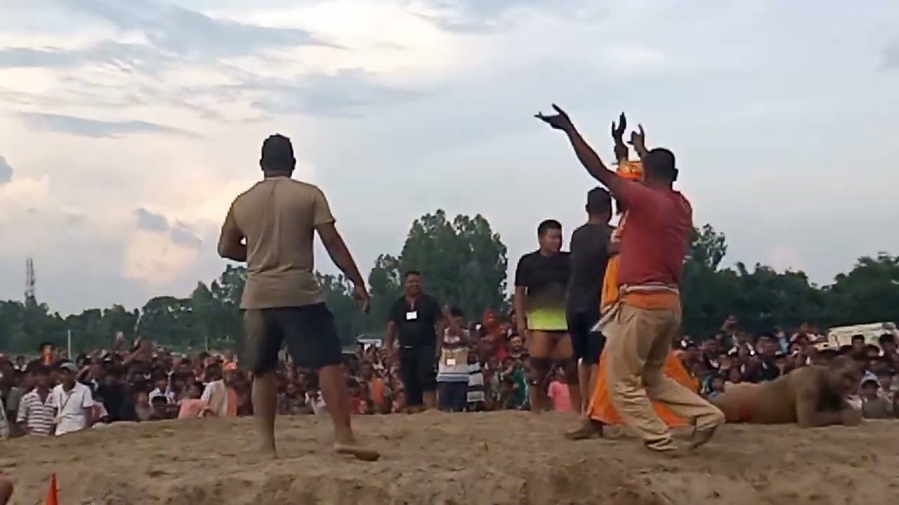 Vishnu maha yag me pahlwani ka hua aayojan