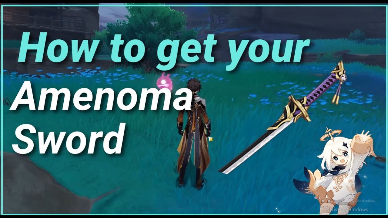 How to get Amenoma Kageuchi Sword in Inazuma (Genshin Impact)