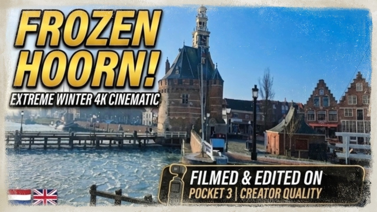 Winter at Hoofdtoren: Frozen Port of Hoorn ❄️⚓️ | Shot on DJI Osmo Pocket 3