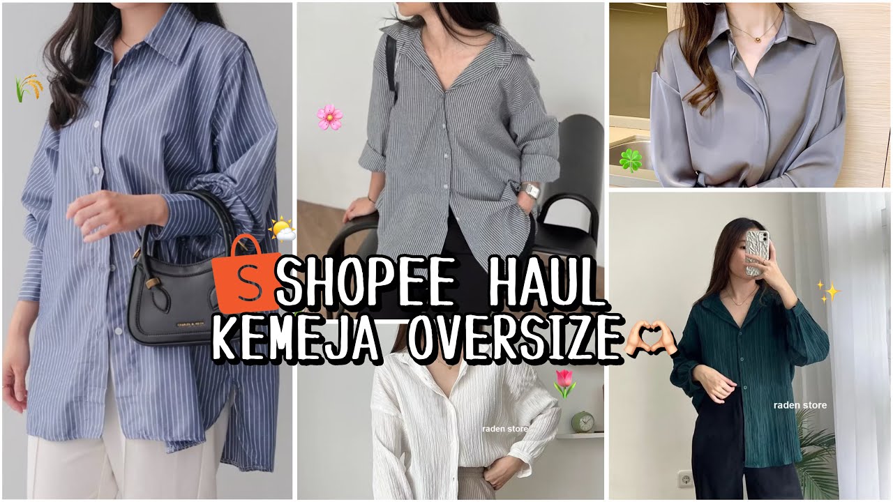 SHOPEE HAUL KEMEJA HIJAB FRIENDLY MURAH BERKUALITAS PART 4✨ | WAJIB BELIII!!