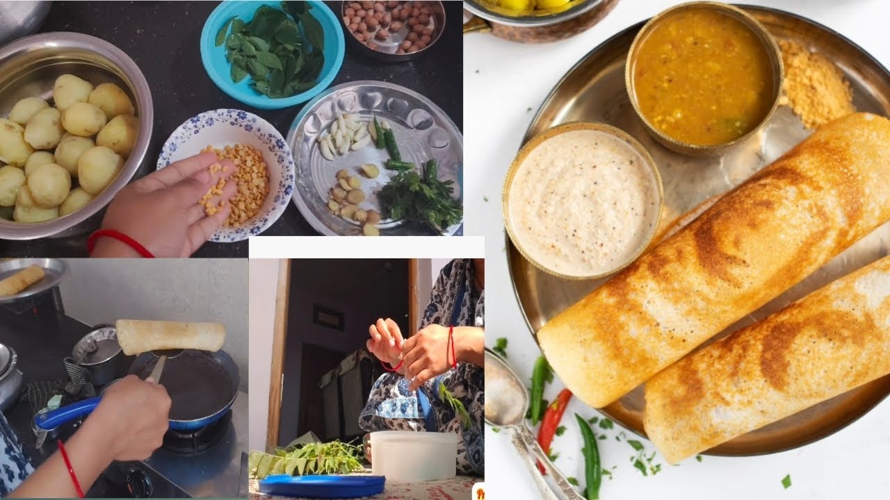!! To finally aaj bana liya prajval k itna khane per uska fav. Dosa🥱..