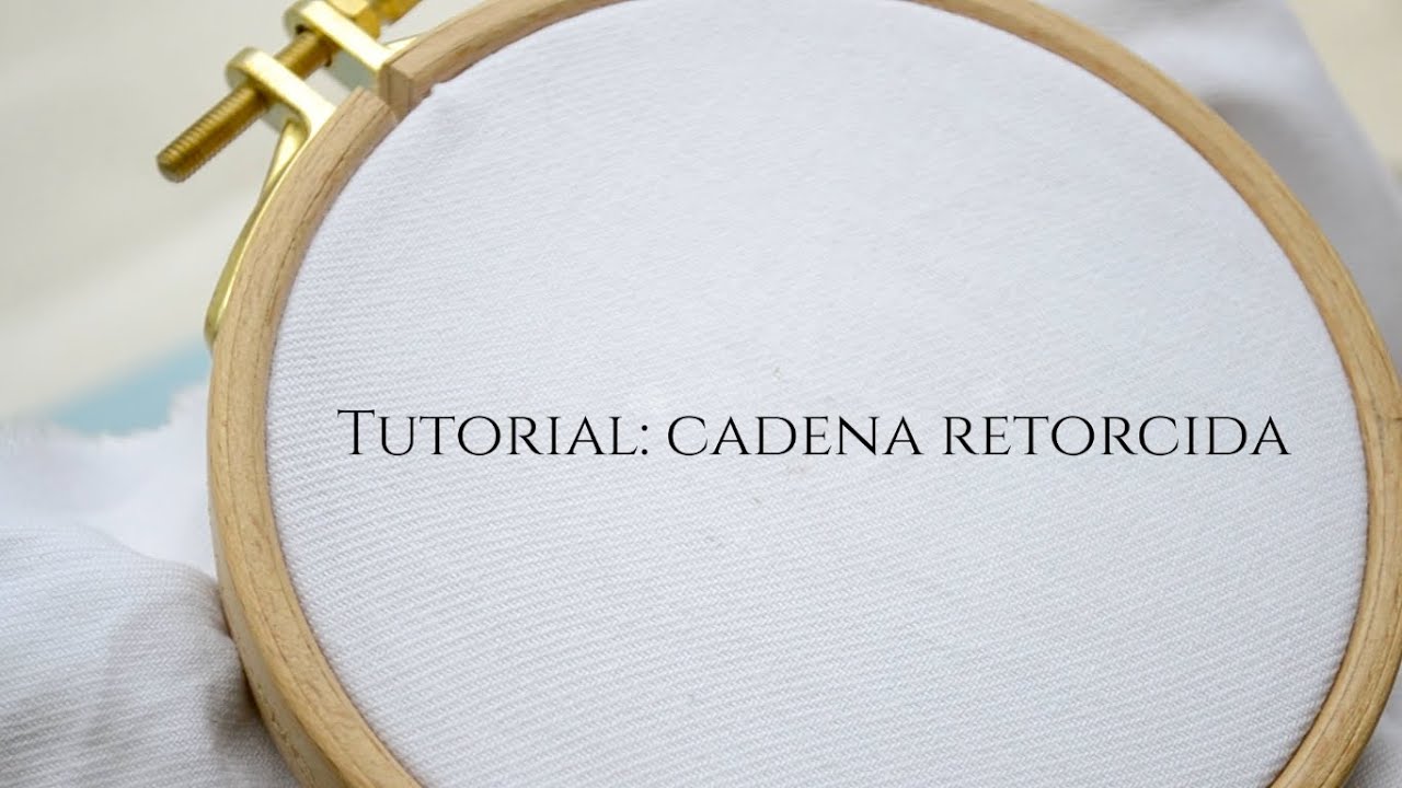 Puntadas: Cadena retorcida