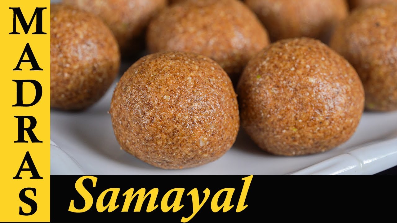Multigrain Laddu Recipe in Tamil | Healthy Laddu Recipe in Tamil | Sathana Laddu