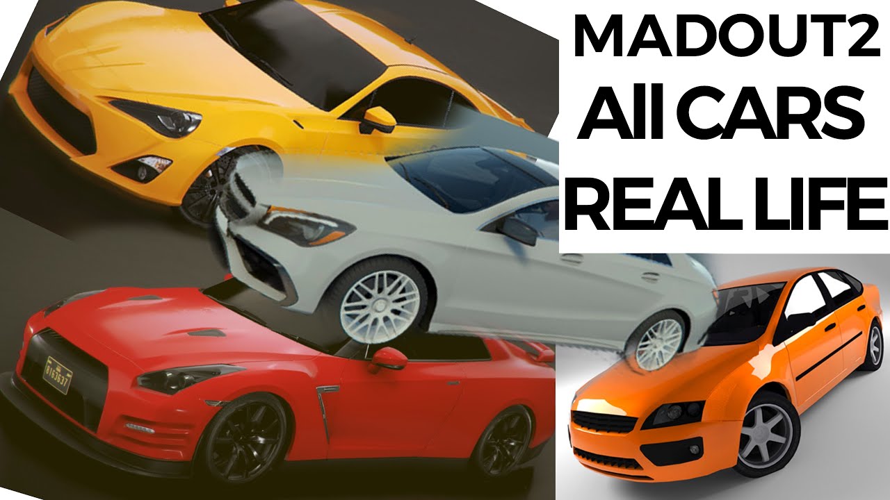 All Real Life cars for MadOut2 BCO