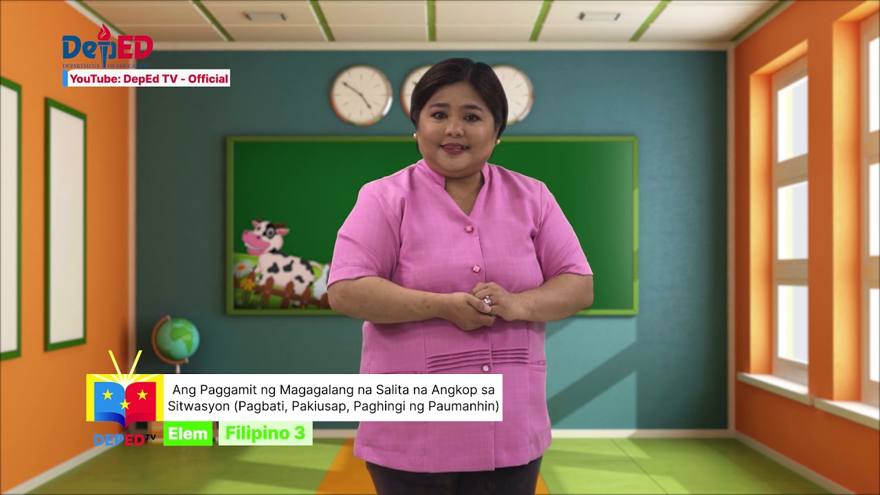 Grade 3 Filipino Q1 Ep13: Ang Paggamit ng Magagalang na Salita na Angkop sa Sitwasyon