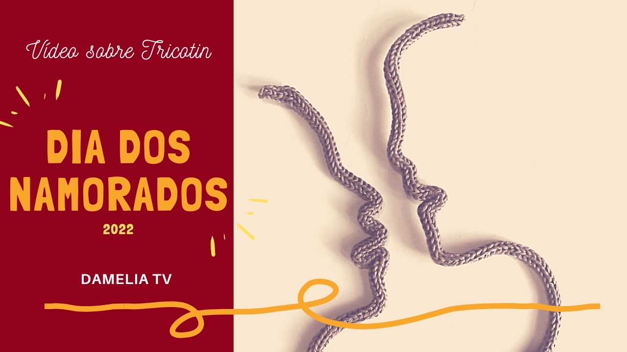 Peça Minimalista de DIA DOS NAMORADOS | Tutorial em TRICOTIN